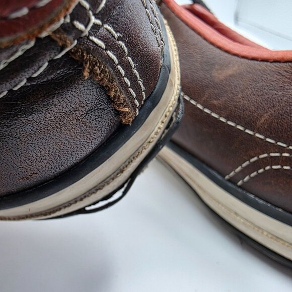 Converse x John Varvatos Star Player Mens Size 9.5 Brown Leather Shoes 132835C - Picture 8 of 15